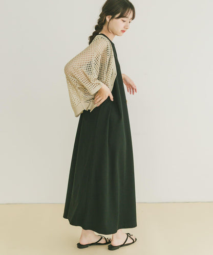 無袖米蘭剪裁連衣裙