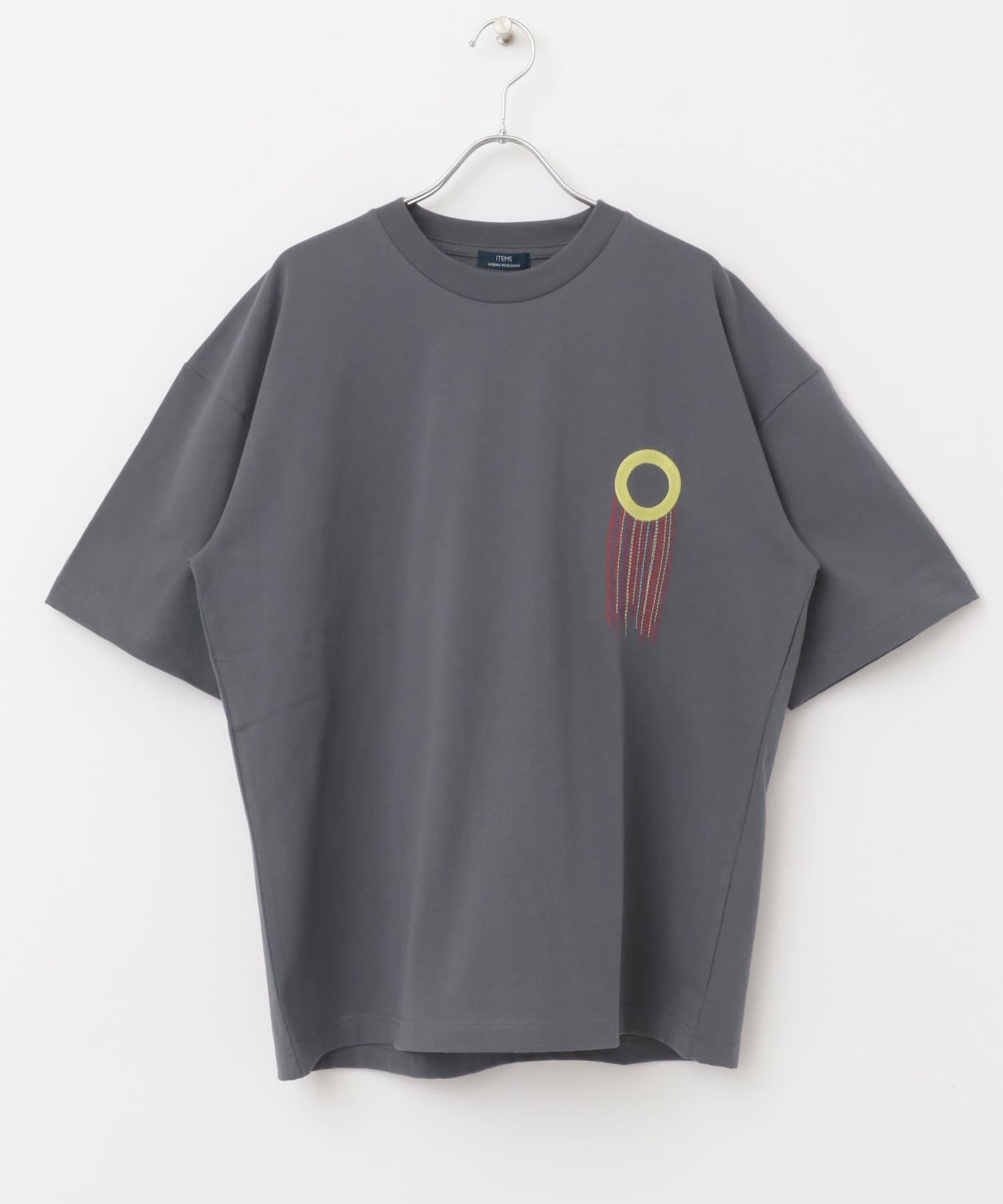 流蘇刺繡T恤 圓形