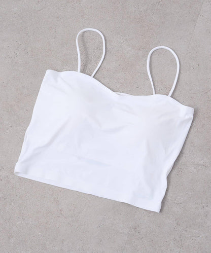 【SNS熱門！】無縫背部開口吊帶背心