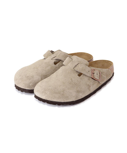 BIRKENSTOCK Boston 窄版 木勒拖鞋