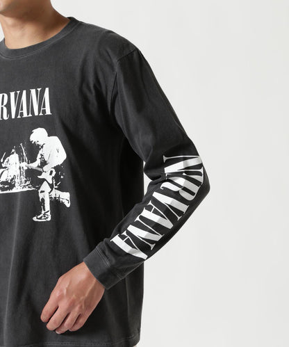NIRVANA/涅槃/LIVE L/S TEE/聯名長袖T恤