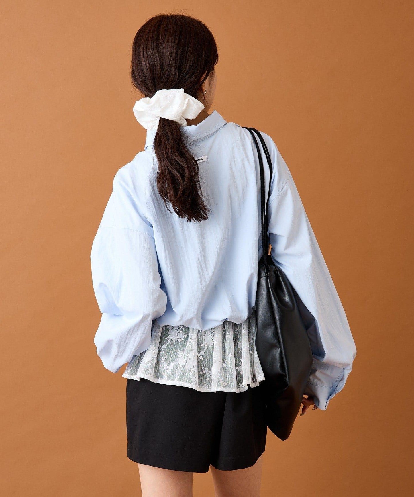 【mystic】蕾絲拼接襯衫