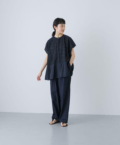 前刺繡法式襯衫