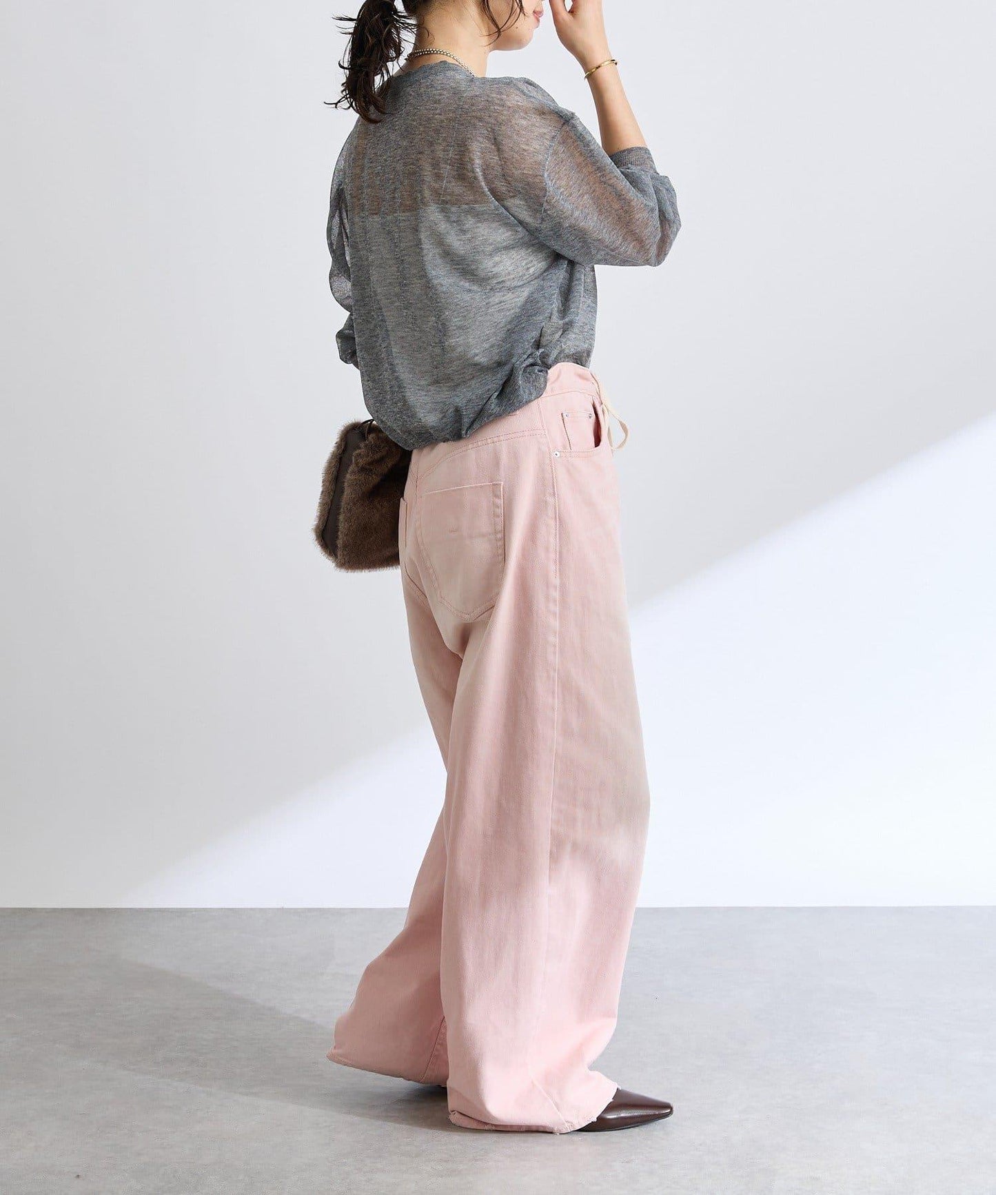 【RIVE DROITE】抽繩休閒長褲