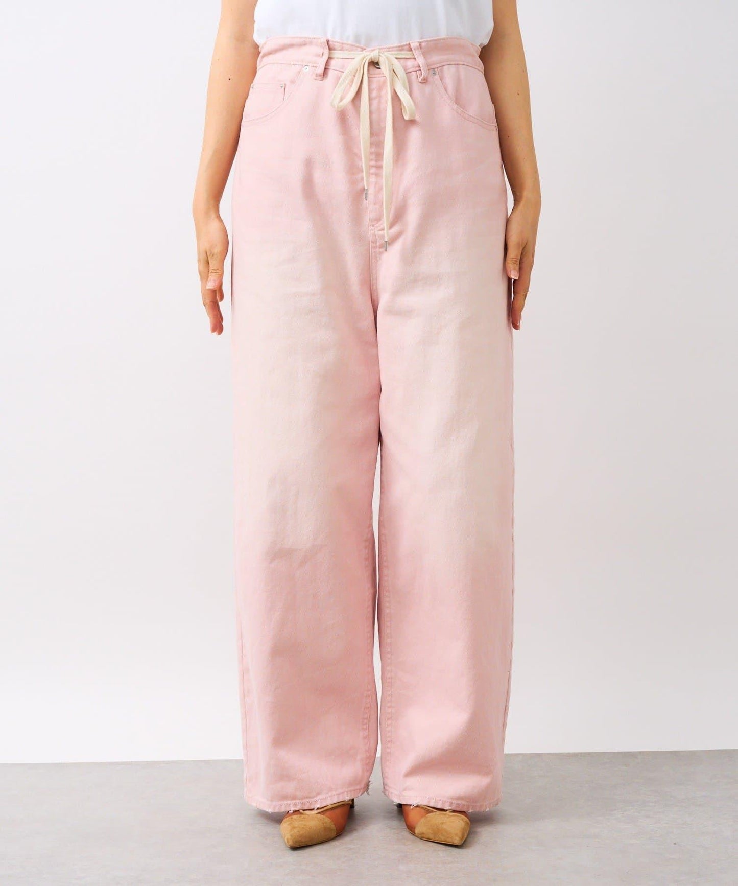 【RIVE DROITE】抽繩休閒長褲