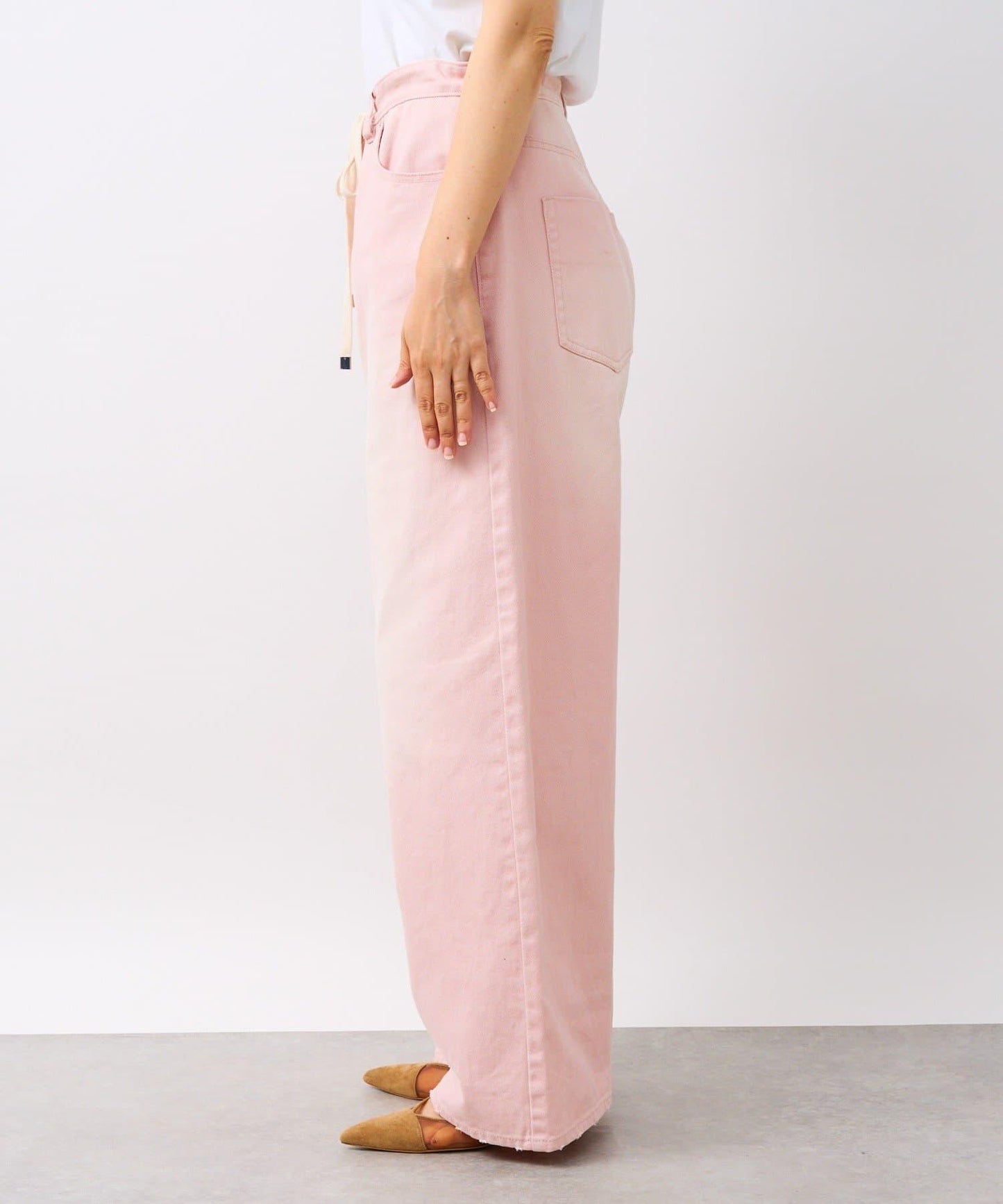 【RIVE DROITE】抽繩休閒長褲