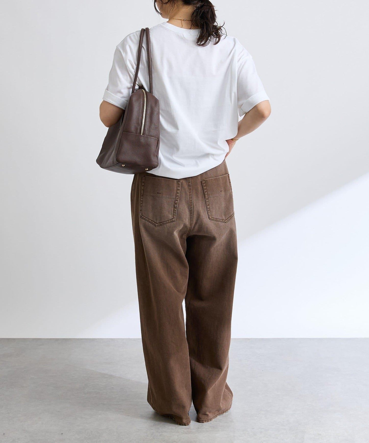 【RIVE DROITE】抽繩休閒長褲