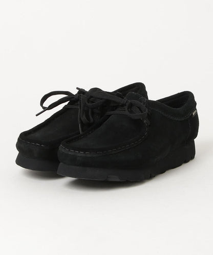 CLARKS/クラークス WALLABEE GTX 華萊士 GORE-TEX 女士靴子 牛皮 橡膠底