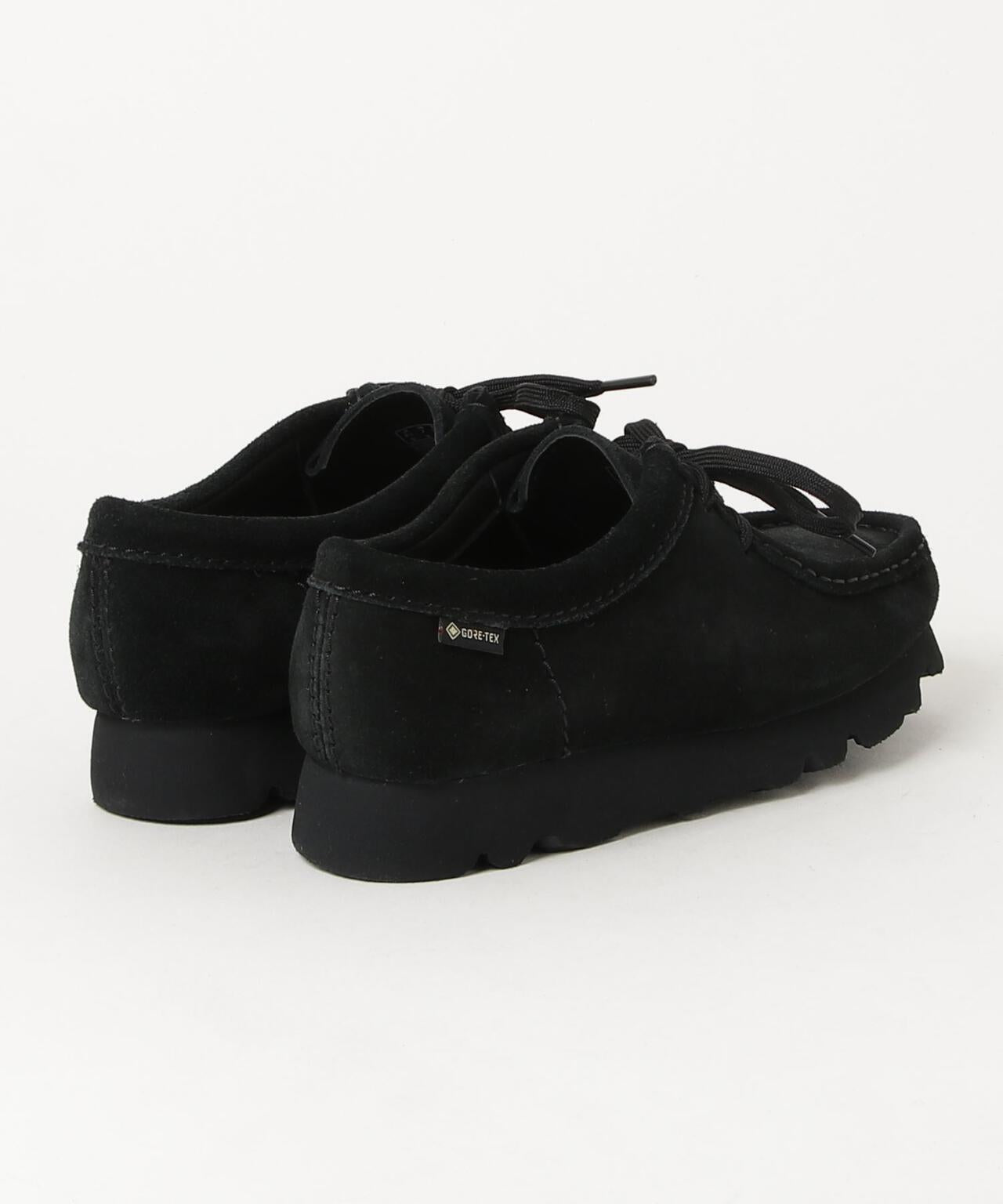 CLARKS/クラークス WALLABEE GTX 華萊士 GORE-TEX 女士靴子 牛皮 橡膠底