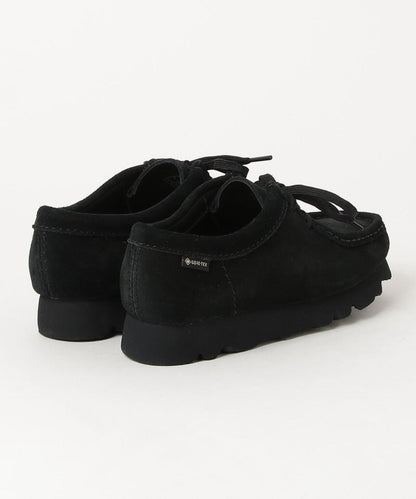 CLARKS/クラークス WALLABEE GTX 華萊士 GORE-TEX 女士靴子 牛皮 橡膠底