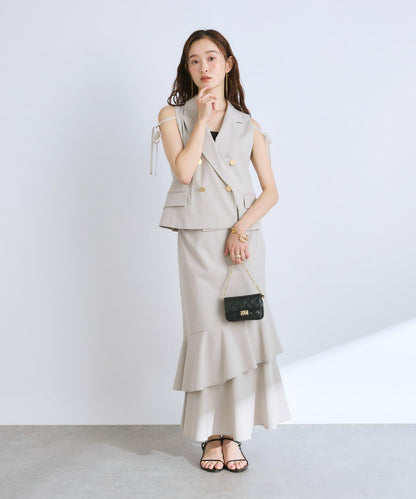 【套裝可·時尚可愛】T/R流行短款馬甲