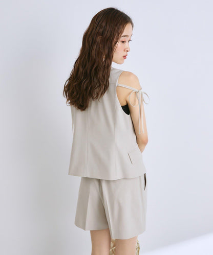 【套裝可·時尚可愛】T/R流行短款馬甲