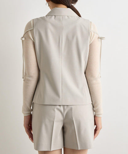 【套裝可·時尚可愛】T/R流行短款馬甲