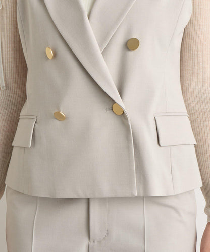 【套裝可·時尚可愛】T/R流行短款馬甲