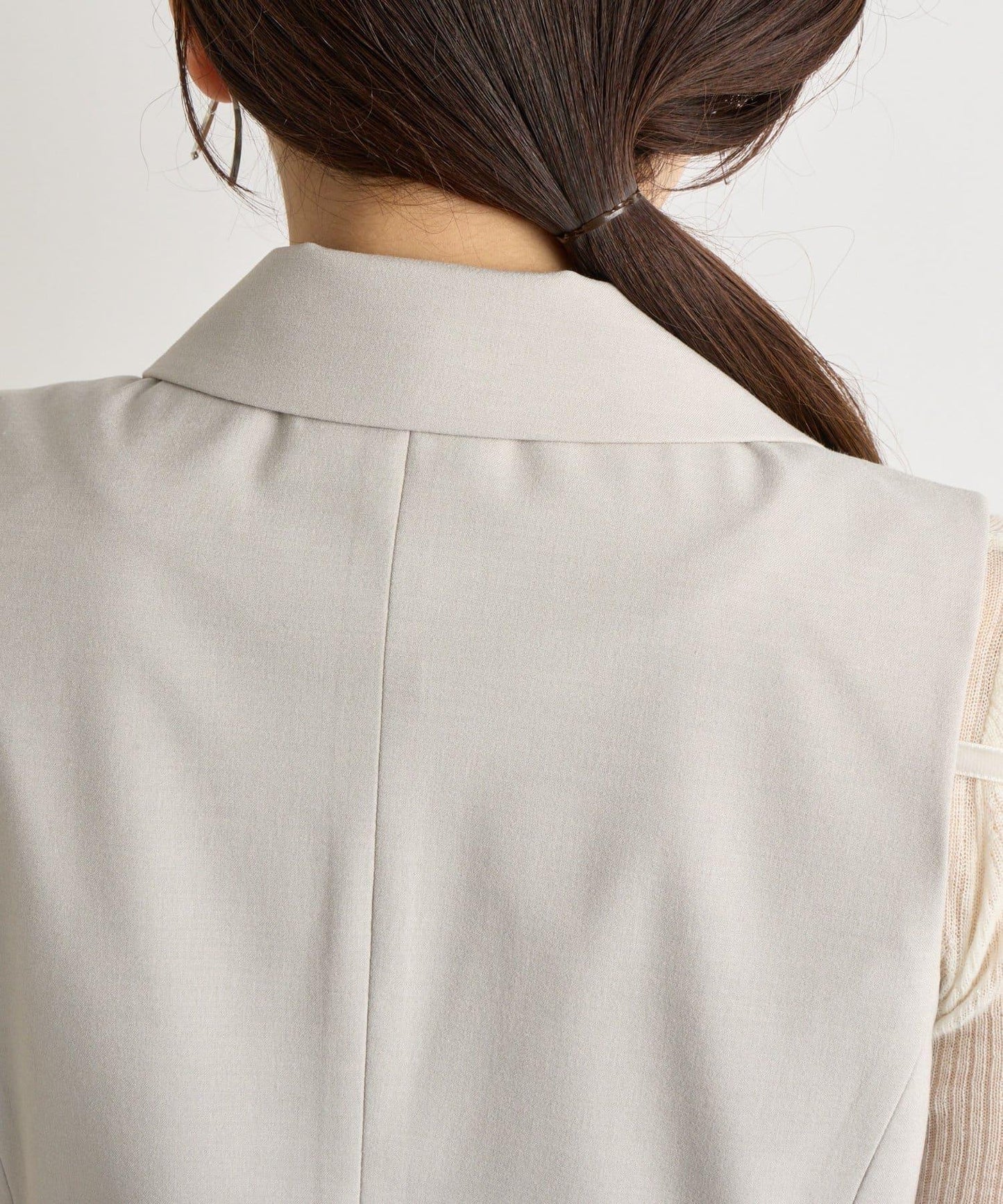 【套裝可·時尚可愛】T/R流行短款馬甲