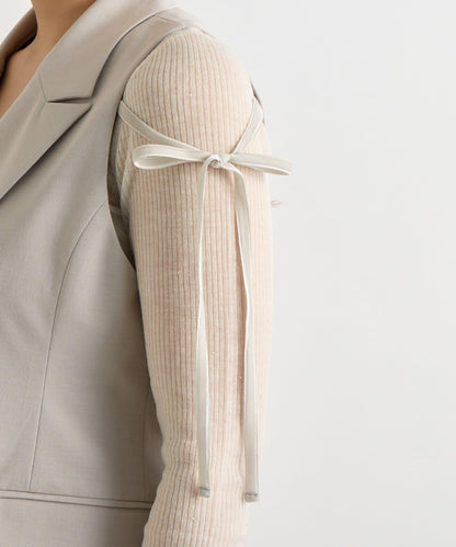 【套裝可·時尚可愛】T/R流行短款馬甲