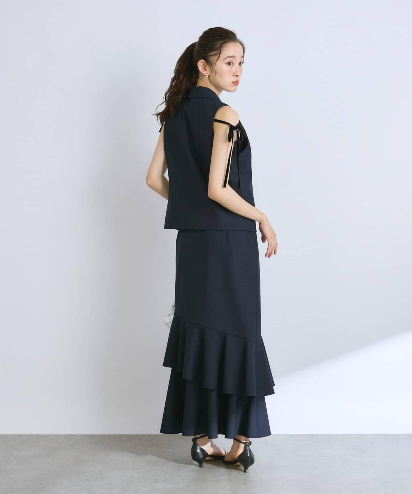 【套裝可·時尚可愛】T/R流行短款馬甲