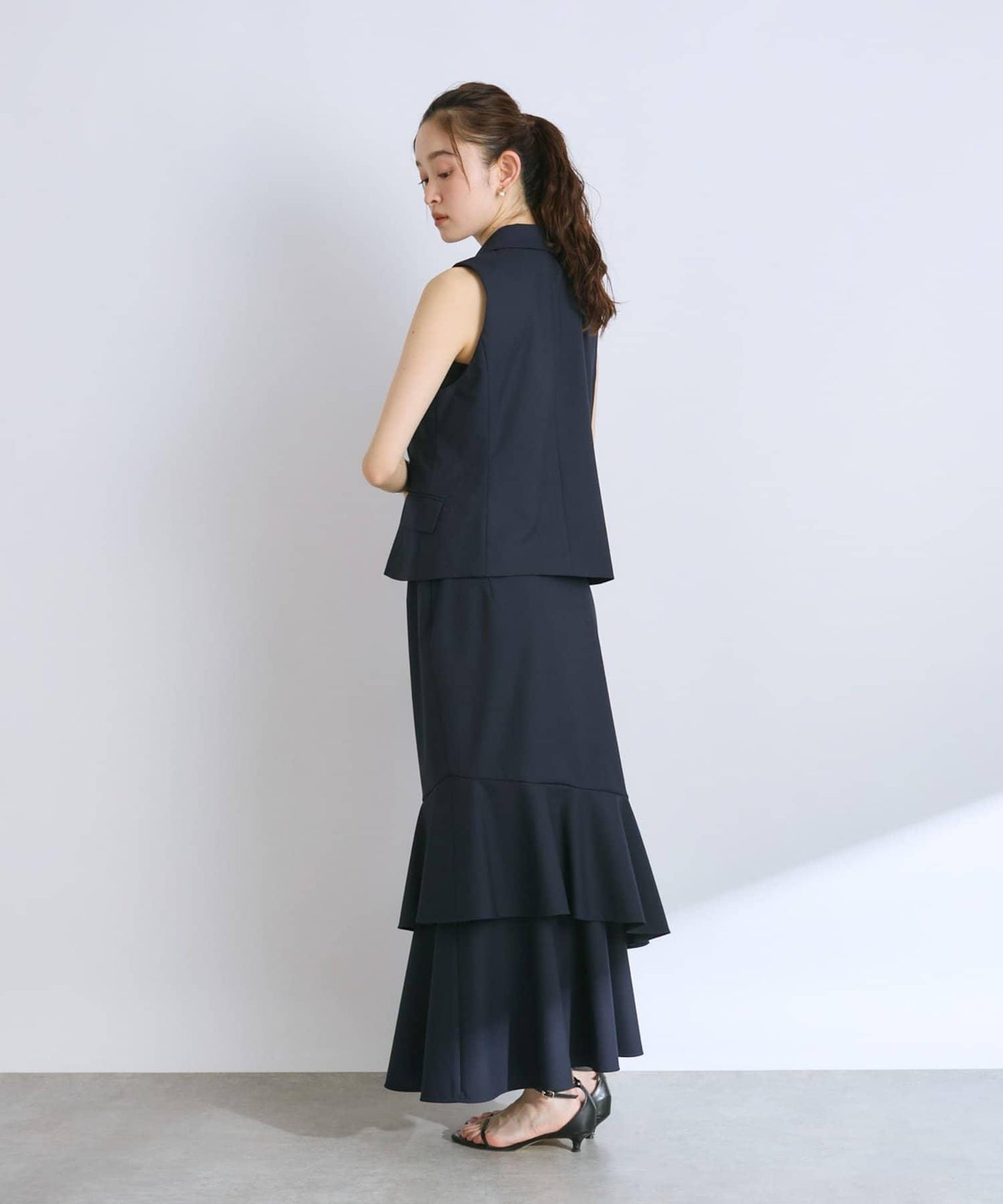 【套裝可·時尚可愛】T/R流行短款馬甲