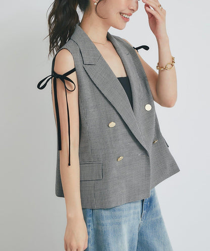 【套裝可·時尚可愛】T/R流行短款馬甲