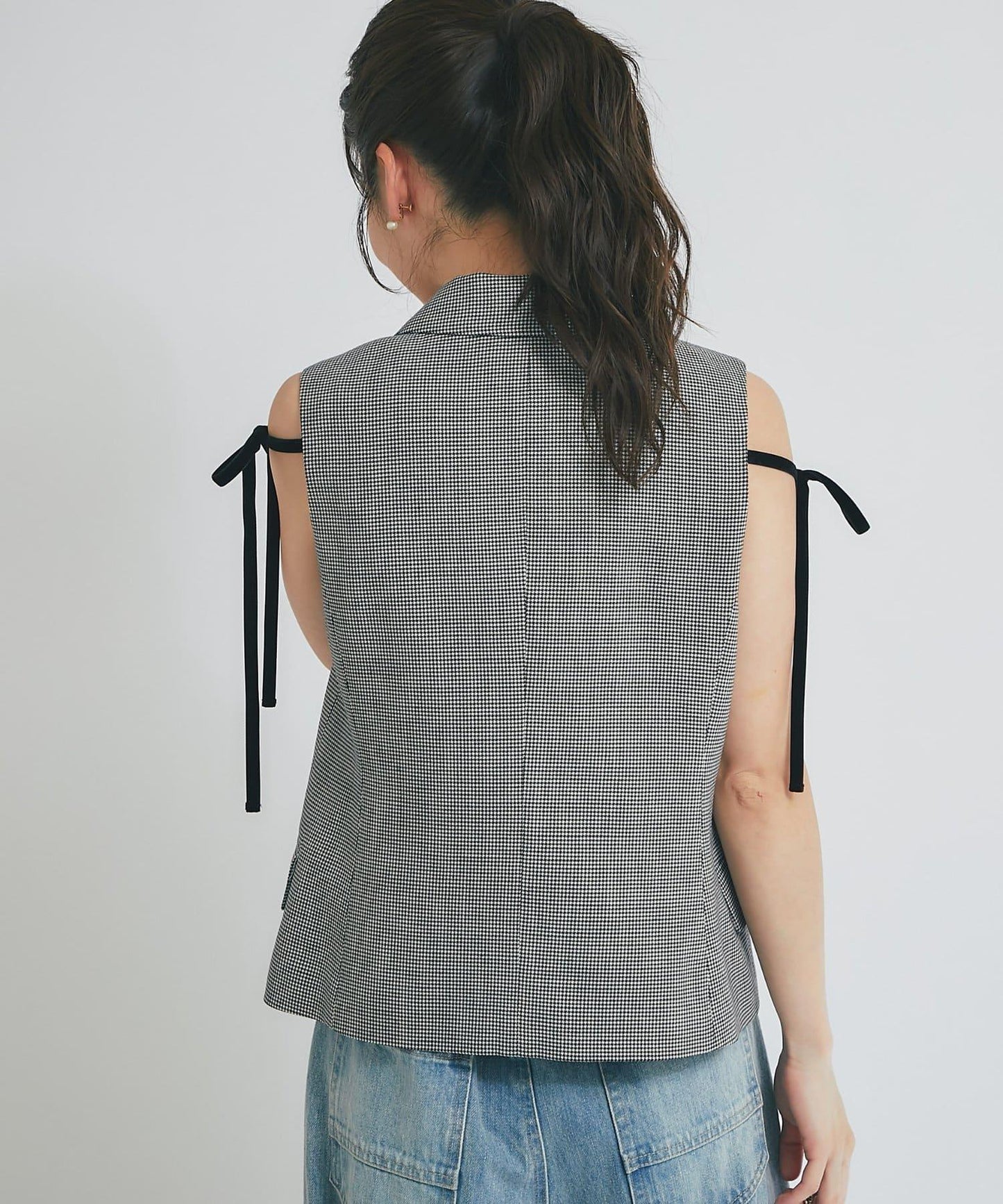 【套裝可·時尚可愛】T/R流行短款馬甲