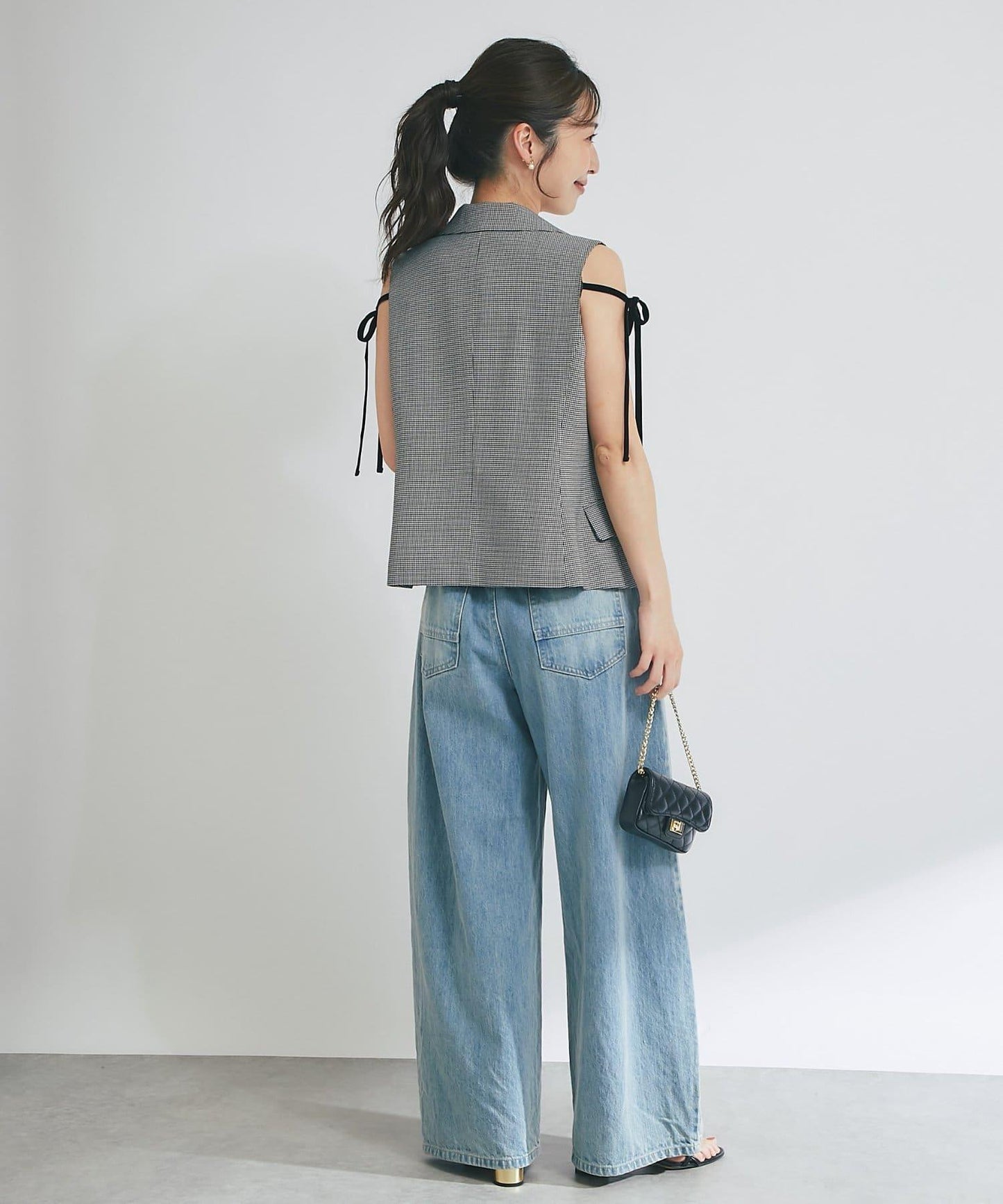 【套裝可·時尚可愛】T/R流行短款馬甲