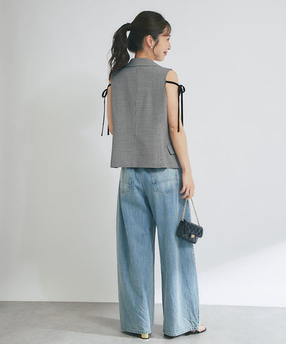 【套裝可·時尚可愛】T/R流行短款馬甲