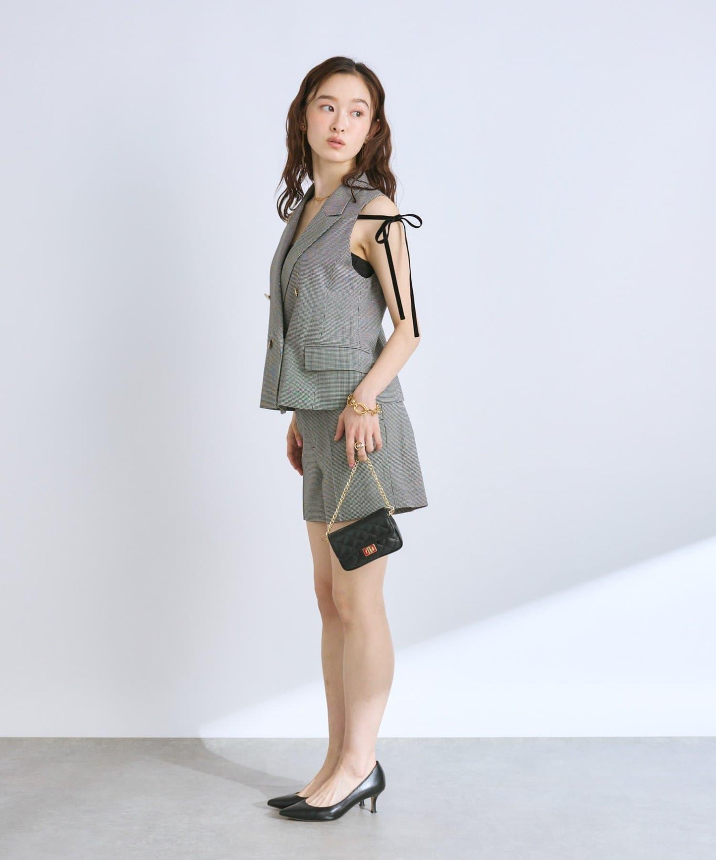 【套裝可·時尚可愛】T/R流行短款馬甲