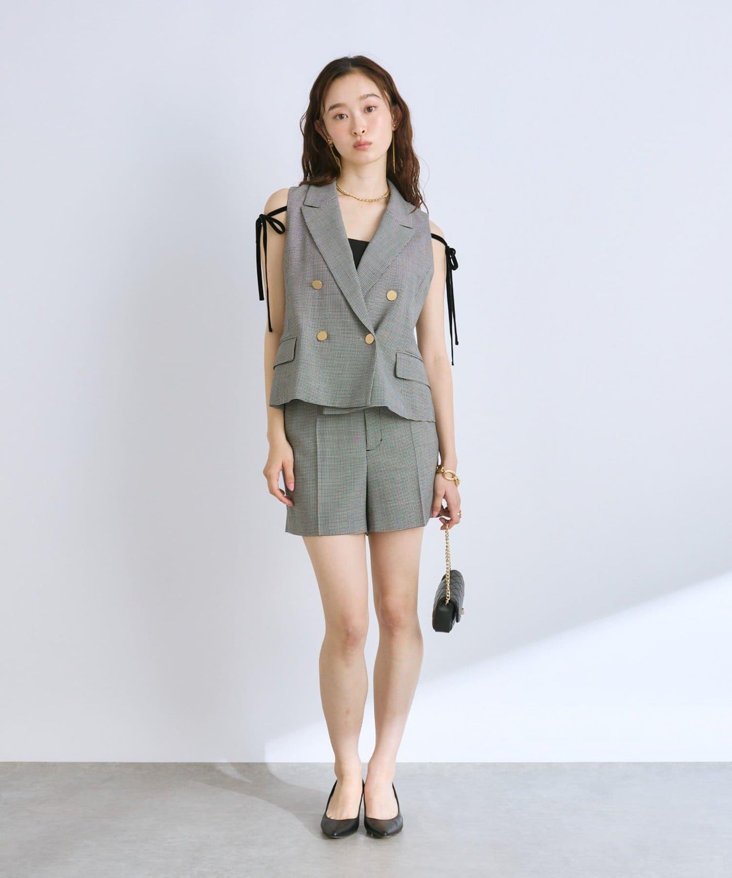 【套裝可·時尚可愛】T/R流行短款馬甲