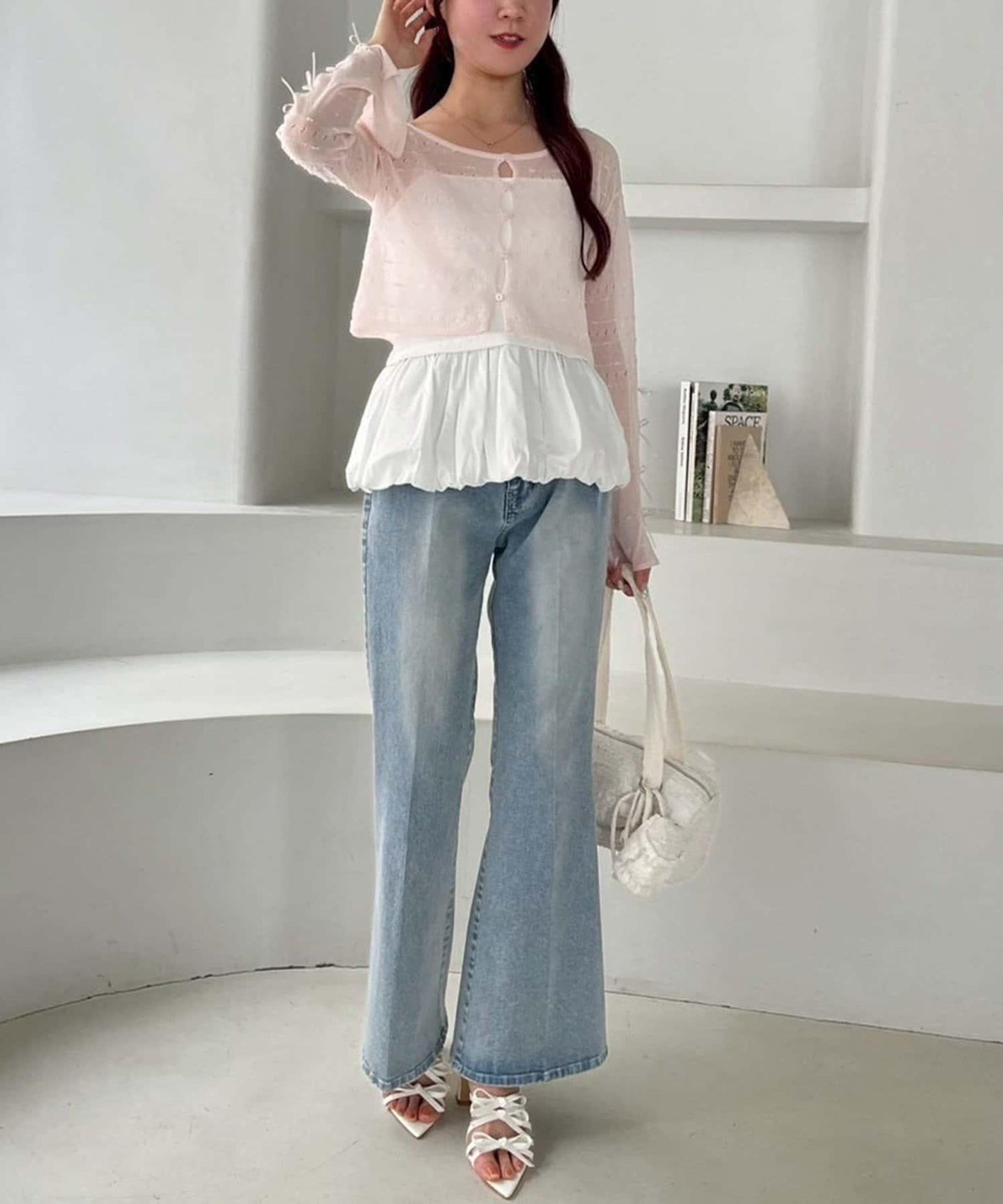 【限定】彈力牛仔褲