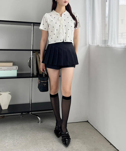 褶皺裙褲