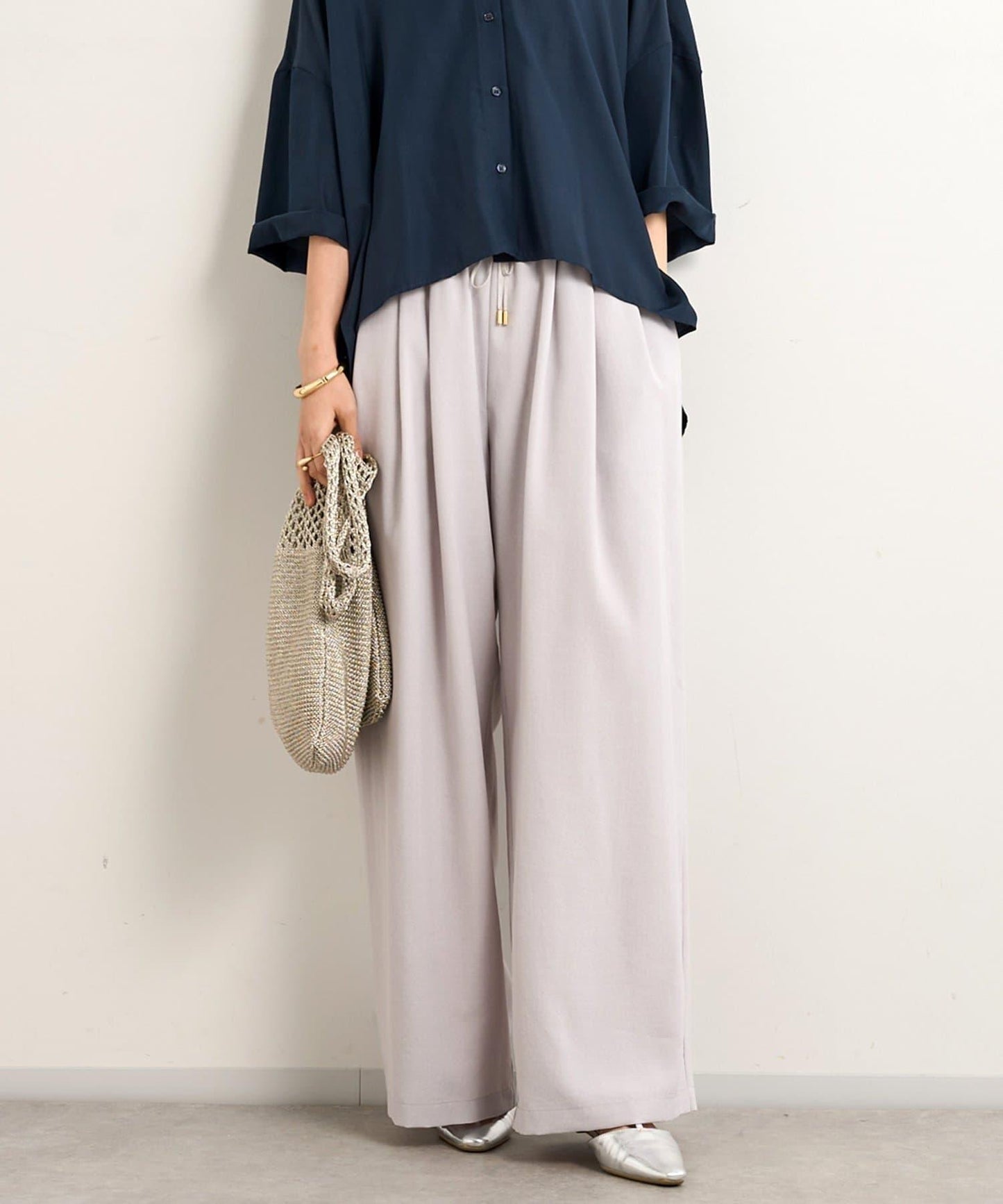 《舒適穿著感》直筒褲