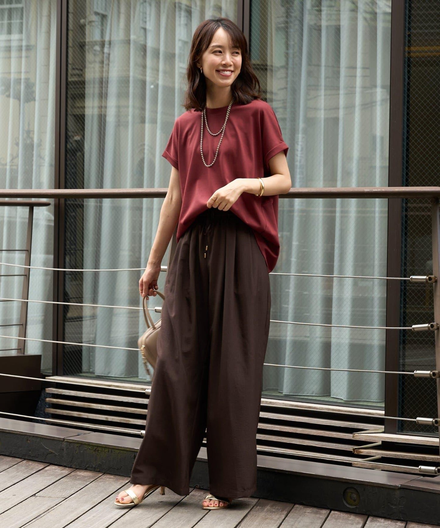 《舒適穿著感》直筒褲