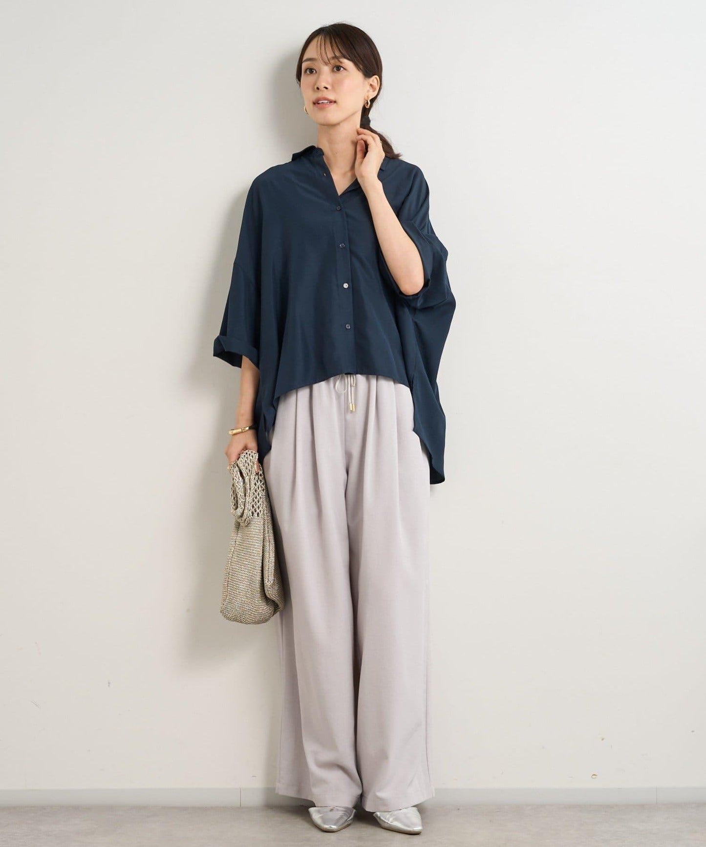 《舒適穿著感》直筒褲