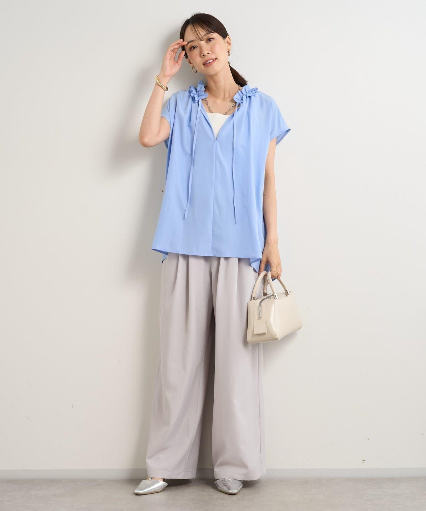 《舒適穿著感》直筒褲