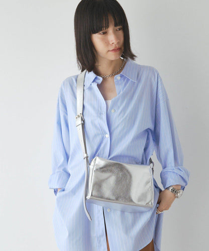 皮革方形肩揹包