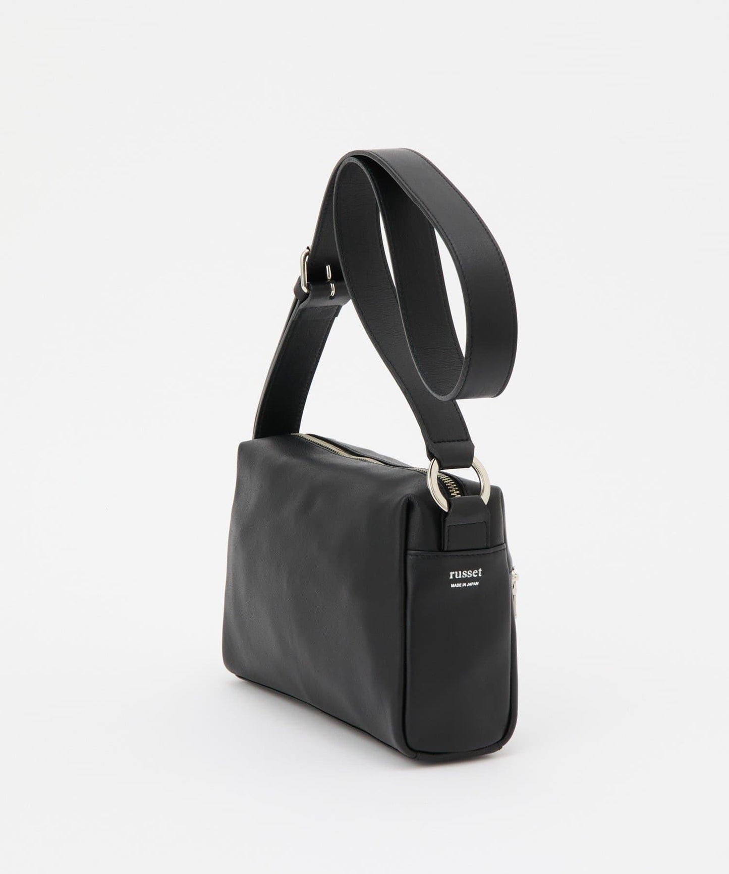 皮革方形肩揹包