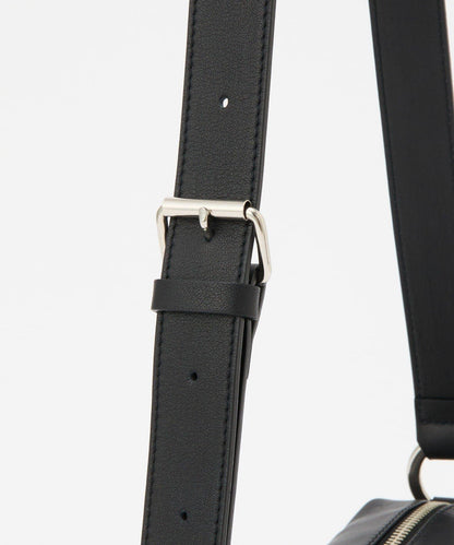 皮革方形肩揹包