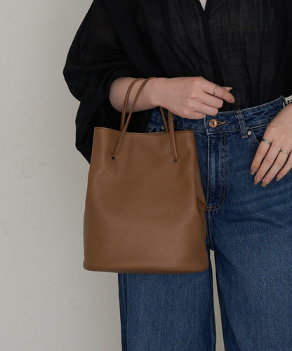 皮革提桶斜挎包