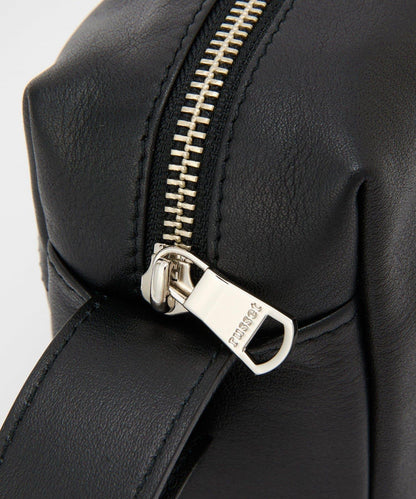 皮革方形肩揹包