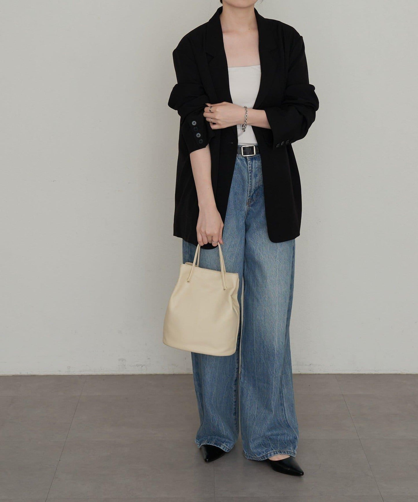 皮革提桶斜挎包