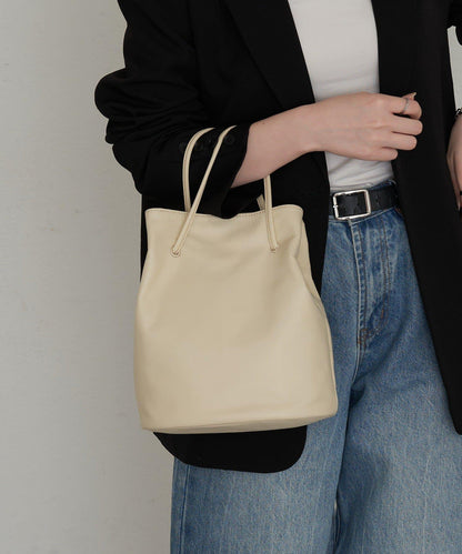 皮革提桶斜挎包