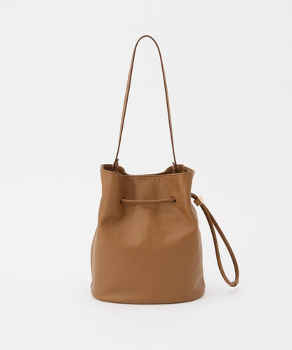 皮革提桶斜挎包