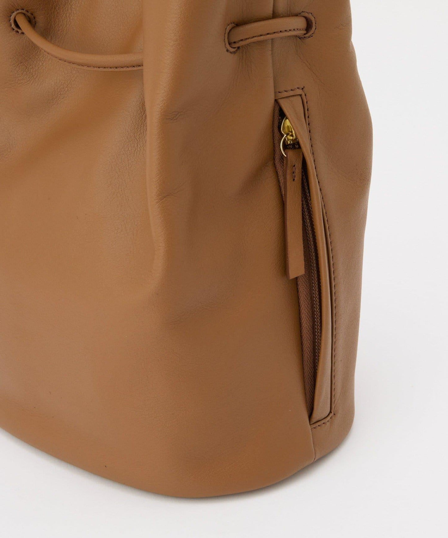 皮革提桶斜挎包