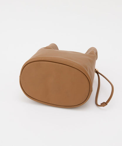 皮革提桶斜挎包