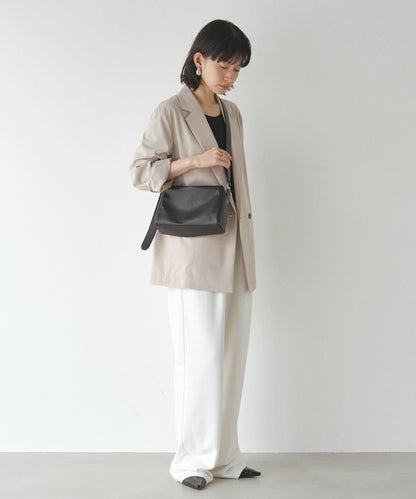 皮革方形肩揹包