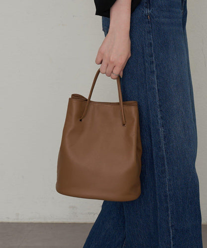 皮革提桶斜挎包