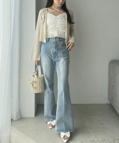 【限定】彈力牛仔褲