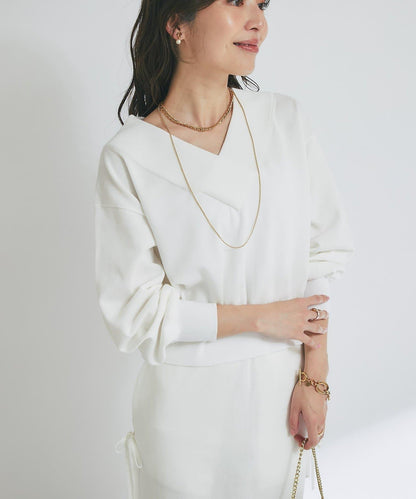 【La boutique BonBon】亮絲針織V領毛衣