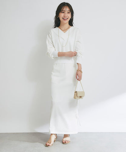 【La boutique BonBon】亮絲針織V領毛衣