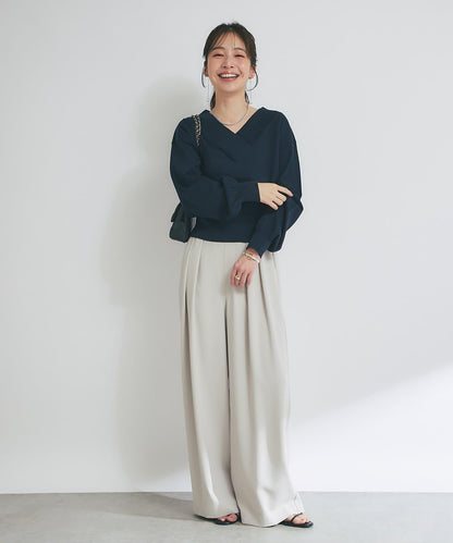 【La boutique BonBon】亮絲針織V領毛衣